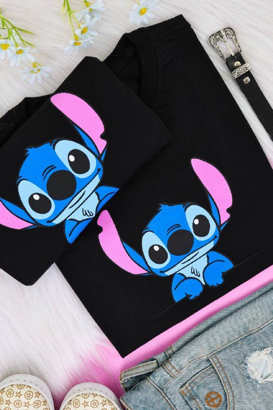 トップス NAMACHEKO - stitch border T shirt - T-shirt Stitch - Preto